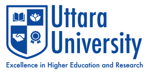 Uttara University logo
